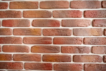 Red brick wall background