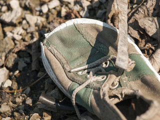old child's shoe, 