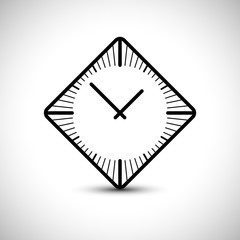Clock Icon. Vector Illustration. Time Concept. Watch  Icon.