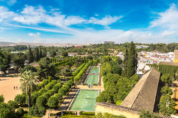 Gardens Alcazar  in Cordoba