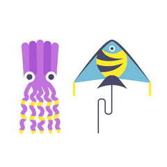 Fototapeta premium Kite icon vector.