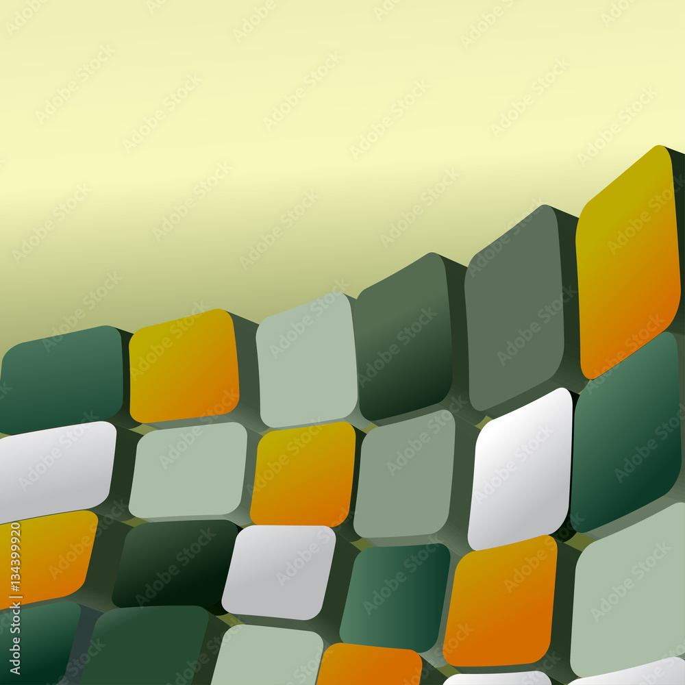 Canvas Prints squares abstract background
