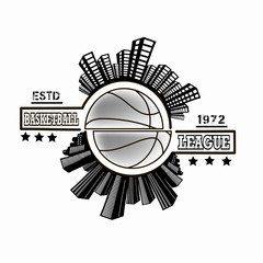 Logo basketball league