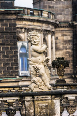 Fototapeta na wymiar Nymphenbad (Nymph Bath) Sculptures. Zwinger Palace. Dresden.