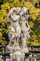 Fototapeta premium Nymphenbad (Nymph Bath) Sculptures. Zwinger Palace. Dresden.