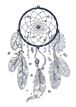 Drawing of Dreamcatcher