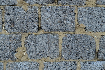 background from old cinder-block