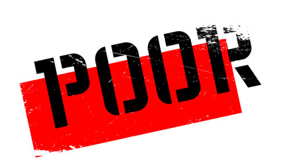 Poor rubber stamp. Grunge design with dust scratches. Effects can be easily removed for a clean, crisp look. Color is easily changed.