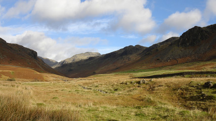 Blue Sky with Clouds in The Lake District, England, UK
