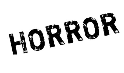 Horror rubber stamp
