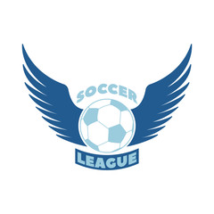 Soccer badge vector.