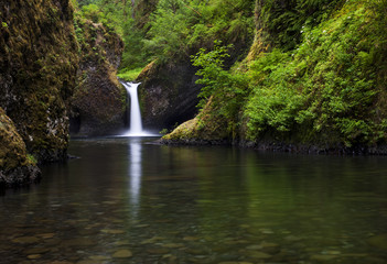 Upper Punch Bowl Falls in the Columbia River Gorge, Oregon