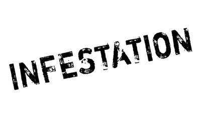 Infestation rubber stamp