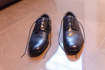 Man prepares on his wedding day