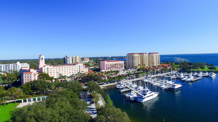 Fototapeta premium St Petersburg aerial view, Florida