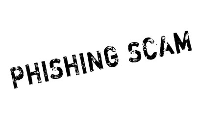Phishing Scam rubber stamp. Grunge design with dust scratches. Effects can be easily removed for a clean, crisp look. Color is easily changed.