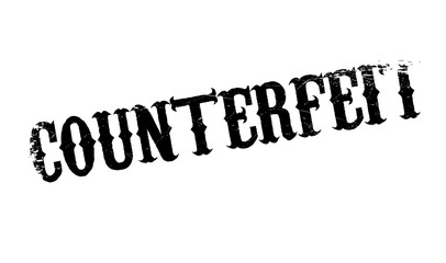 Counterfeit rubber stamp