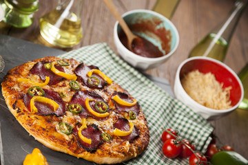 Pizza cooking ingredients