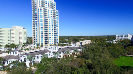 Fototapeta na wymiar Aerial view of St Petersburg, Florida