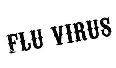 Flu Virus rubber stamp