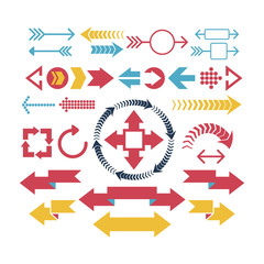 Arrow web icon vector illustration.