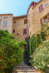 Fototapeta na wymiar old buildings in Seillans, Hautes Provence, France