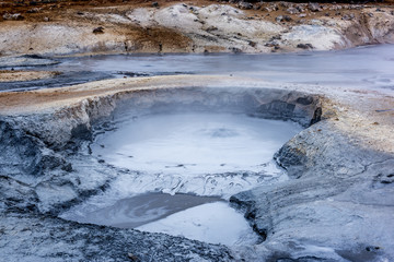 Hverir Steam vents in Iceland