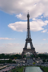 Fototapeta na wymiar Eiffel tower during the day