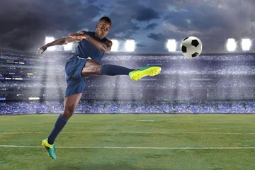 Poster African AmericanSoccer Player © R. Gino Santa Maria