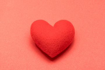 Valentine red heart
