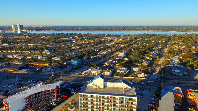 Aerial view of Fort Walton Beach, Florida