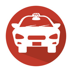 Obraz premium taxi service public icon vector illustration design