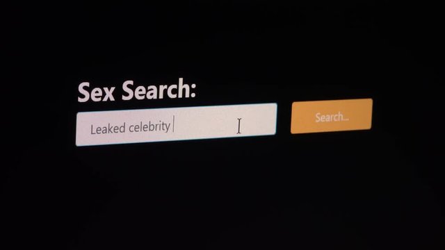 Leaked Celebrity Sex Tapes Concept Video Of An Adult-only Search Engine, Useful For Celebrity Scandal Video Intros Or Stalker Videos