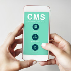 Content Management System Strategy CMS Concept