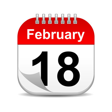 February 18 on calendar icon Stock Illustration | Adobe Stock February 18 on calendar icon Stock Illustration | Adobe Stock