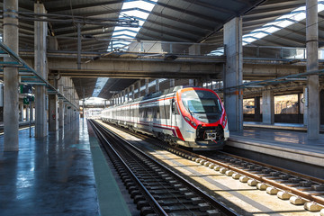 Fototapeta premium Train station in Cordoba, Spain