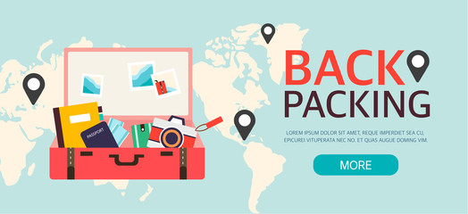 Obraz premium Travel concept design