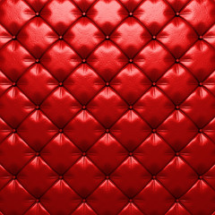 Red leather upholstery chesterfield style background