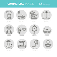 Commercial scales Scales icon