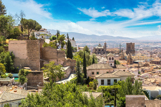 Panoramic view of Granada