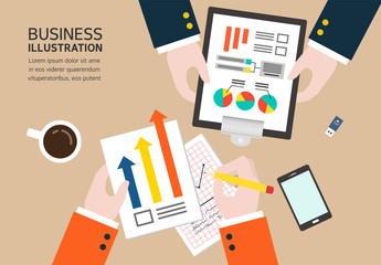 business Flat illustration
