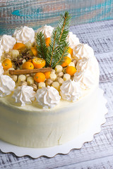 christmas cream cheese cake