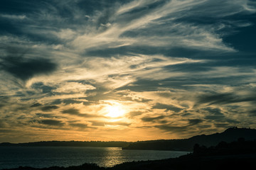 Fototapeta na wymiar Malibu Sunset