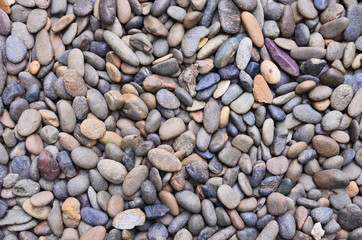 mix color stone gravel background texture