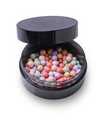 Multicoloured corrector face powder