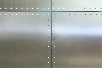 metal background of a office building