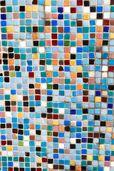Fototapety  mixed color mosaic of small tiles