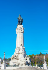 Fototapeta premium Marques do Pombal statue. Lisbon