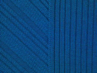 blue fabric texture close up