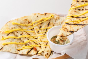 Bulgogi Quesadilla on plate